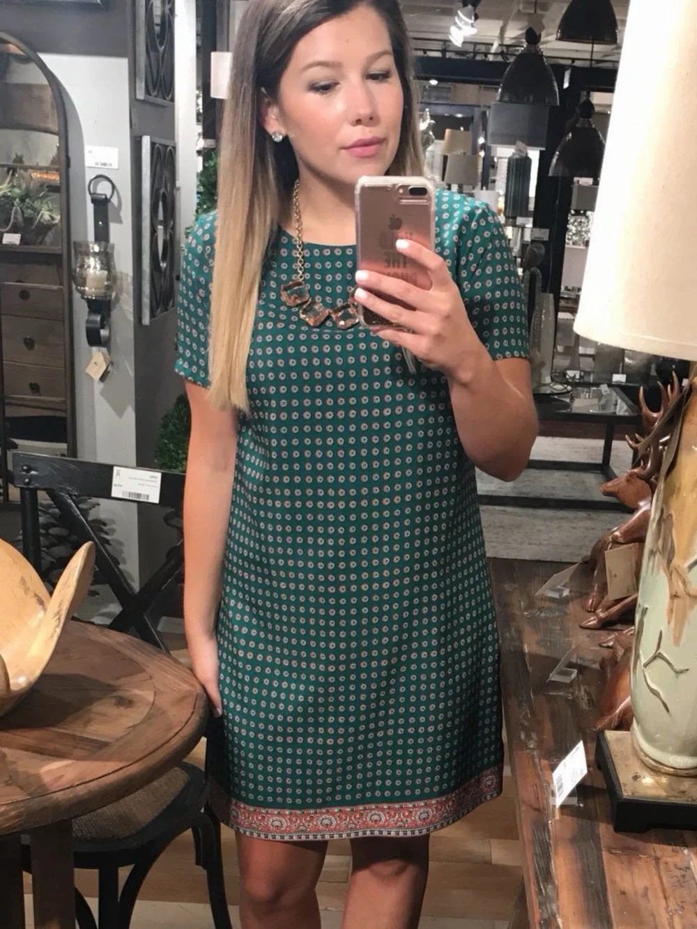 J.Crew Paisley Shift Dress